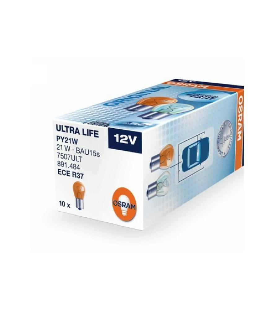 Osram PY21W 12V 21W 7507 ULT BAU15s Ultra Life 7507-ult 4008321413147 ...