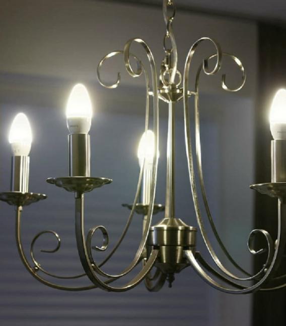 Lámpara Vela LED Clásica 15W 220V E14 - FR827 – foto