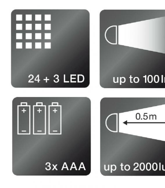 LEDinspect Mini-Taschenlampe 8000K - LED-Taschenlampe – foto