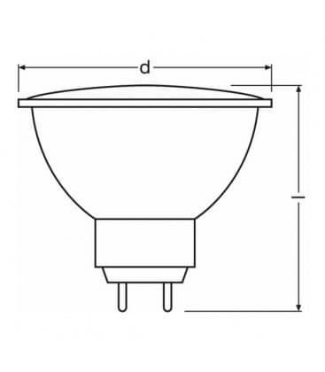 Decostar 51 ECO IRC 48870 12V 50W WFL GU5 3 Osram