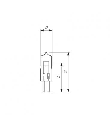 Bombilla 5761 30W 6V G4 - Esencial para uso médico y quirúrgico 10319-19384