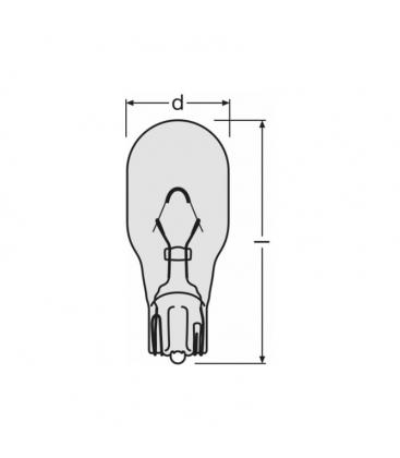 12V žarnica za avto WY16W 16W 921NA oranžna svetloba 10322-19395