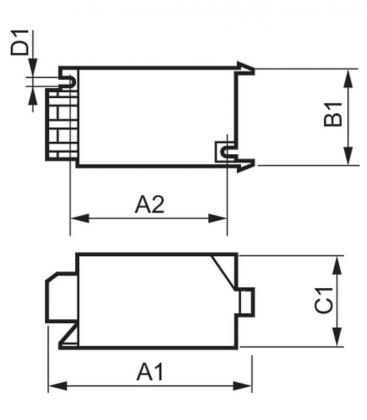 Electronic Superimposed Ignitor for HS and HI Lamp - 70W 10326-19414