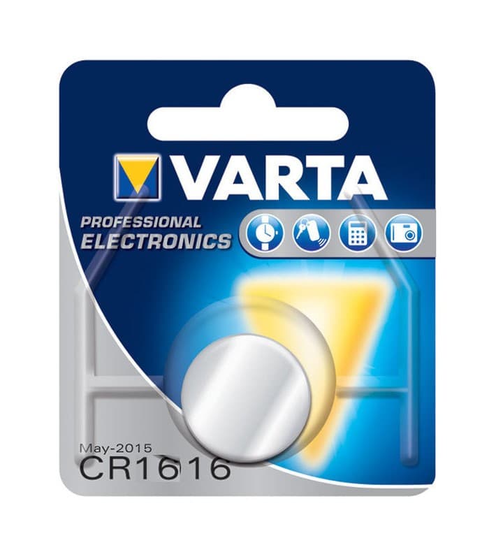 Батарейка varta cr 1616 electronics bl1 (10/100) 6616101401 (4008496270989)