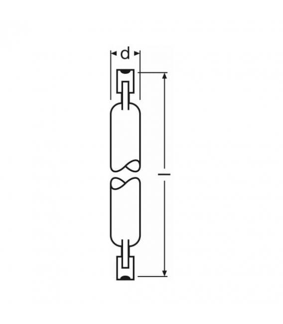 Lineare Halogen-Glühbirne 1000W R7s - 220V Halogen-Glühbirne – foto