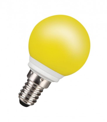 Yellow LED Outdoor Ball Lamp 0.5W E14 IP44 Colored 10568-20459