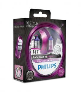 H7 55W 12V PX26d Purple ColorVisionDouble Pack