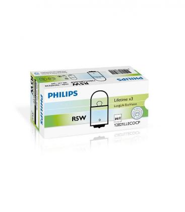 12V BA15s lampadina auto R5W 5W LongLife EcoVision 10642-20842