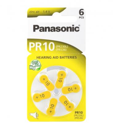 Pilas para audífonos PR10 de 1,4 V energía larga duración 10716-21193