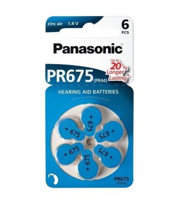 PR675 Pilas de 1,4 V para audífonos energía larga duración 10719-21199