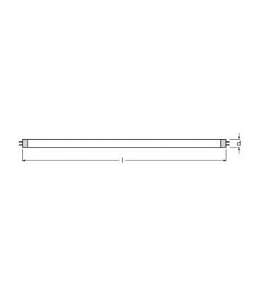 Lampe à reconnaissance des couleurs - Lumilux T5 ES 25W 865 HE 10822-21757