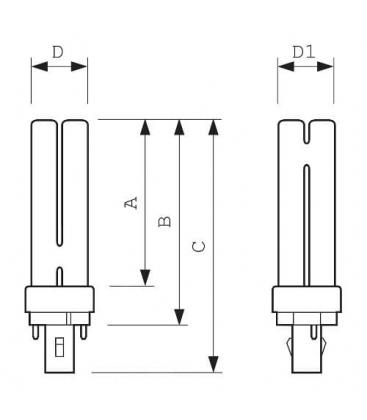 Master PL-C 18W 840 2P xtra Compact Energiesparlampe 10928-22386