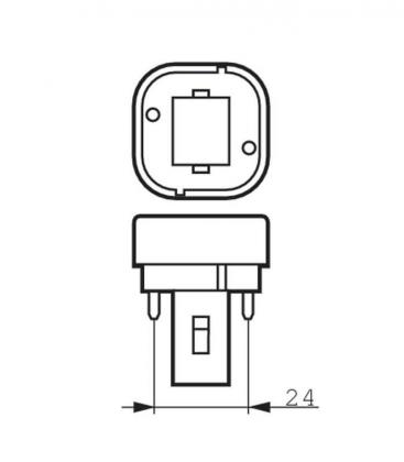 Master PL-C 26W 830 2P xtra - G24 Compact Fluorescent Lamp 10932-22405