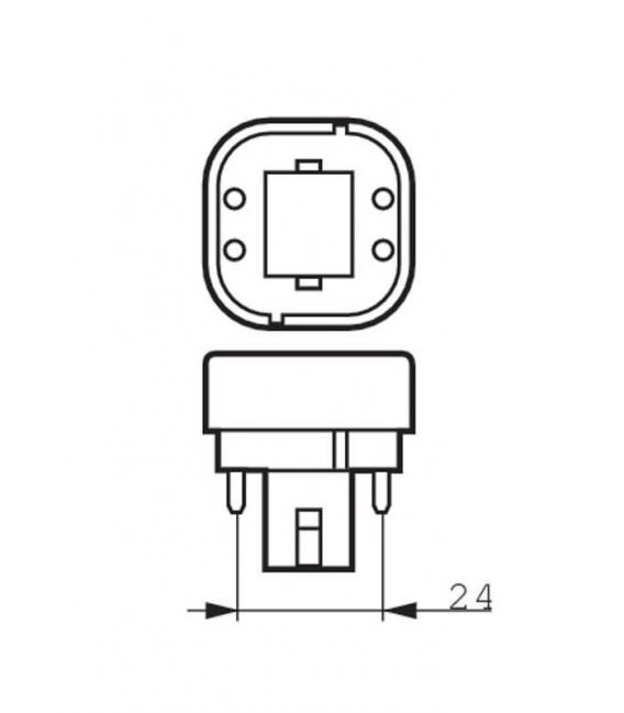 Master PL-C 26W 830 4P xtra - G24 Bombilla compacta – foto