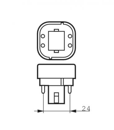 Master PL-C 26W 830 4P xtra - G24 Kompakt-Energiesparlampe 10933-22411
