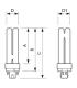 CFL Master PL-C 26W 840 4P xtra 10935-22417