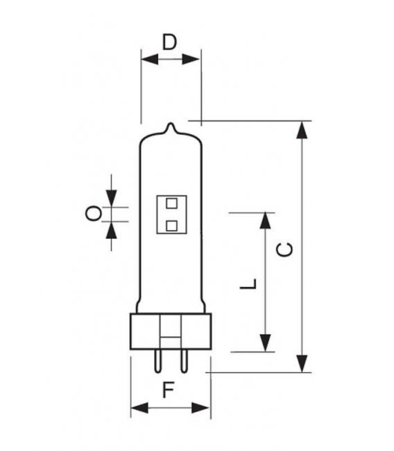 MSR 575W 2 10H GX9.5 - Lampe spéciale unique pour l'éclairage – Photo