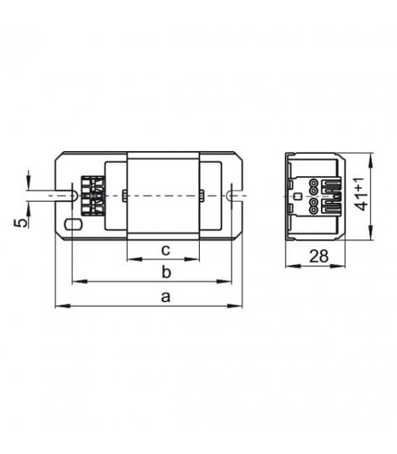 Predstikalna naprava LN13.313 220V 50Hz - Magnetne predstikalne naprave – fotografija