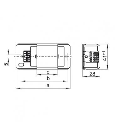 Vorschaltgerät LN13.313 220V 50Hz - Magnetische Vorschaltgeräte 10945-22463