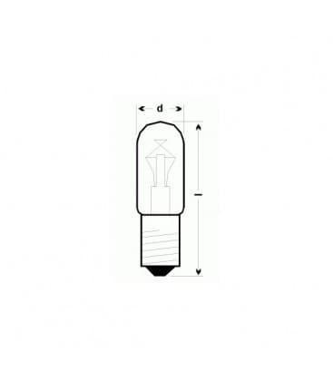 12V T16X54 E14 10W C 2R Lampadina per uso domestico 10977-22623