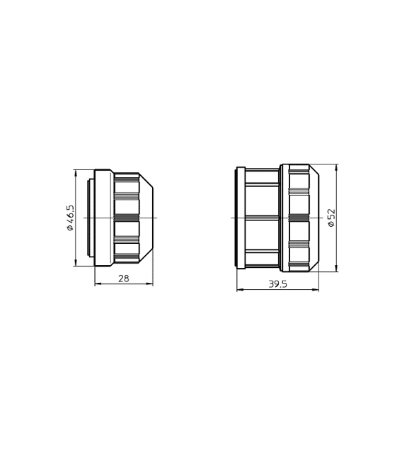 103710 Screw Ring for G13 Lampholder - Ø 26 mm Size – photo