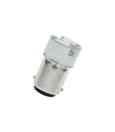 Versatile Ba15d to G4, G6 MR8 MR11 MR16 Adaptor Lampholder 11015-22815