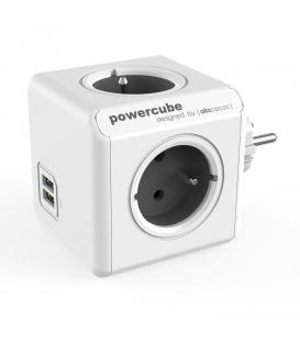 Allocacoc PowerCube Original USB Tipo F Gris