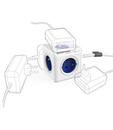 PowerCube Extended Type F Cobalt Blue 1.5m - Electrical Extension Cord 11058-22921