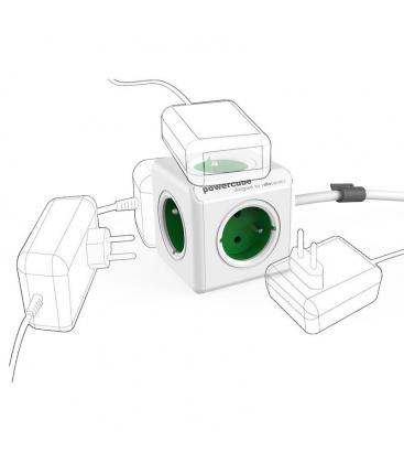 PowerCube Extended Typ F Grün 1.5m - Elektrisches Verlängerungskabel 11057-22924