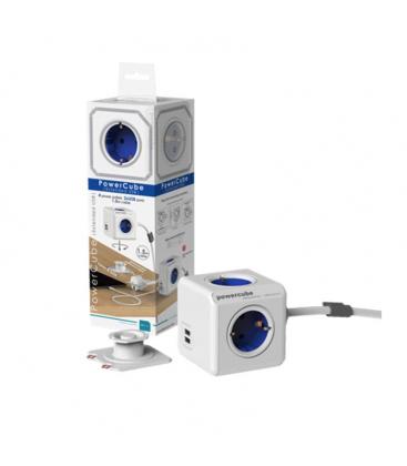 PowerCube Extended USB Type F Cobalt Blue 1.5m - Rallonge électrique 11063-22935
