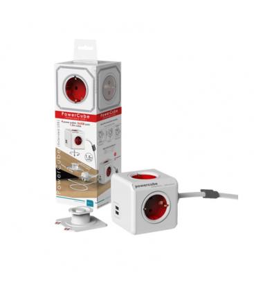 PowerCube Extended USB Type F Red 1.5m - Cable de extensión eléctrica 11062-22936