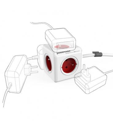 PowerCube Extended Tipo F Rojo 3m - Cable alargador eléctrico 11065-22943