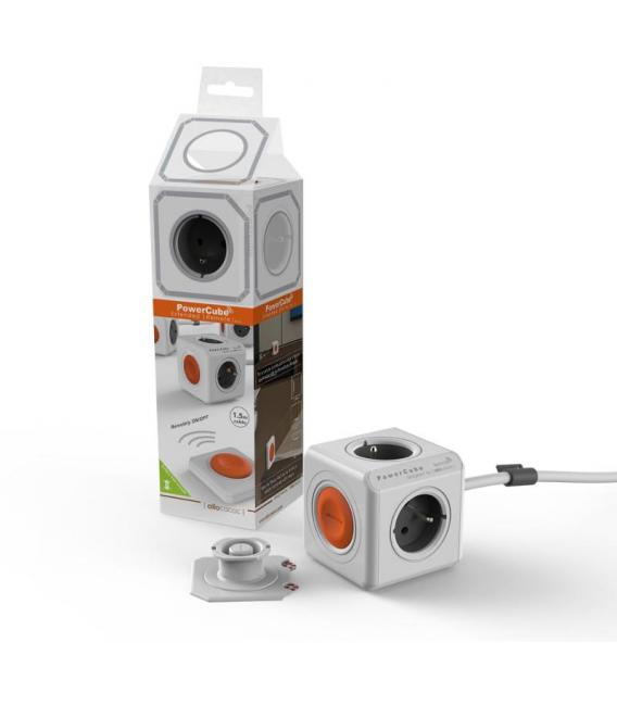 PowerCube Extended Remote Single grey 1,5 m - Cavo di prolunga elettrica – Foto