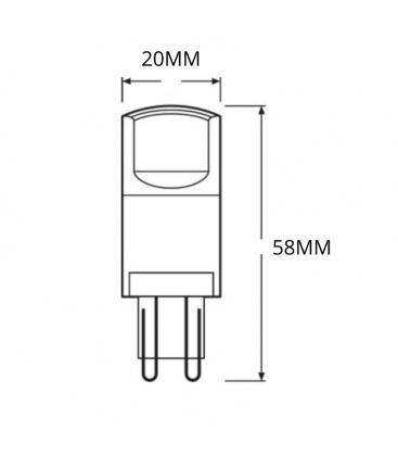 Lámpara LED Parathom PIN 40 3.8W Blanco Cálido G9 11153-23173