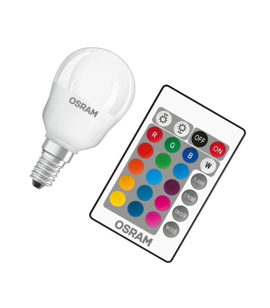 Ledstar Classic P RGBW 25 4.5W 827 FR E14 with remote control Osram ...