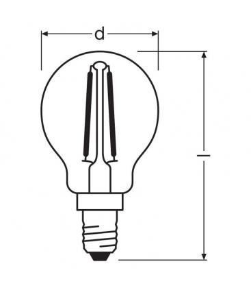1.4W 827 220V Mini Lámpara LED P 15 - E14 Iluminación Clásica 11195-23347