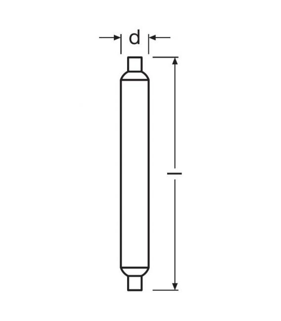 Linear LED Lamp Star Line 9W 827 FR S19 – photo