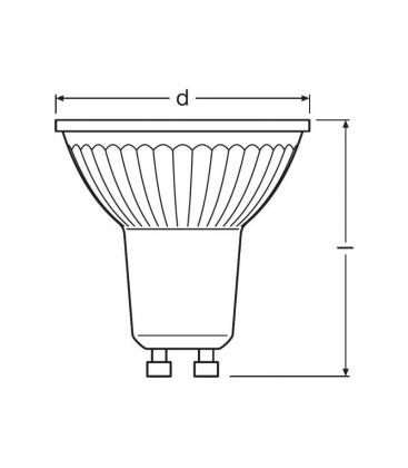 Star Par16 50 4.3W 827 -, Energy-Efficient LED Lamp 11216-23453
