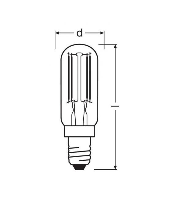 LED Lampe Star Special T26 4W 827 E14 - Glühbirne für Haushaltsgeräte – foto