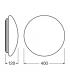 Ledvance Surface Circular LED 400 24W 220V 3000K WT IP44 11254-23707