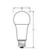 LED Parathom Classic A 100 13W 840 220V FR E27 lampe LED 11260-23737