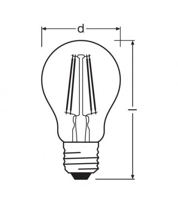 Lampe LED Parathom Classic A GLOWdim 4.5W 827 E27 - Lampes LED 11276-23800
