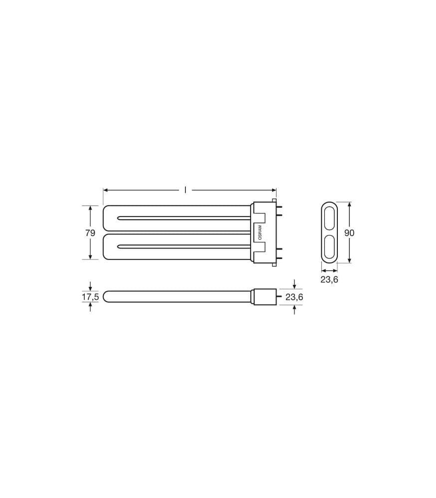 10 x Osram DULUX F 36W//830 2G10