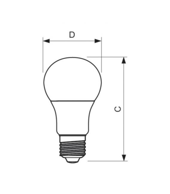 Master LEDBulb DT 15 100W 220V 827 A67 FR E27 dimm - LED Lamp – photo