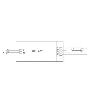 HF M Blue 114 LH TL PL S Ballast 11432-24381