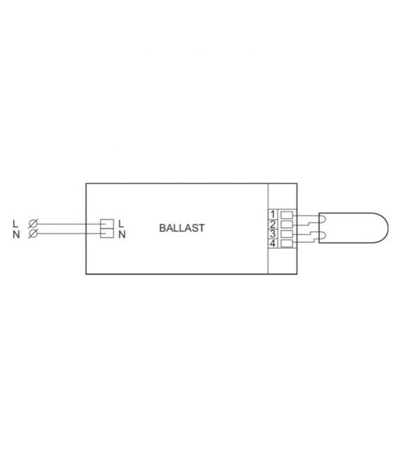 HF M rojo 109 SH TL PL-S Balasto electrónico – foto