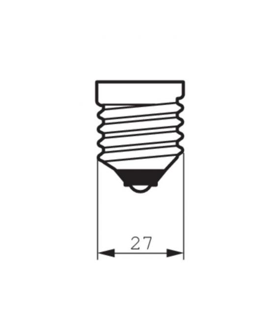 25W Mini LEDLuster ND 2.2 Lamp - 220V, E27, P45 FR, 827 – photo