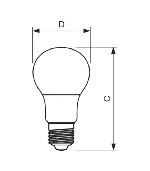 LED CorePro LEDBulb ND 7.5 60W 840 A60 FR E27 – photo
