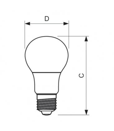 LED CorePro Ampoule LED ND 7.5 60W 840 A60 FR E27 11480-24593