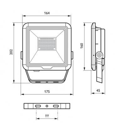 LEDinaire BVP105 27W 840 IP65 Projecteur LED 11489-24647